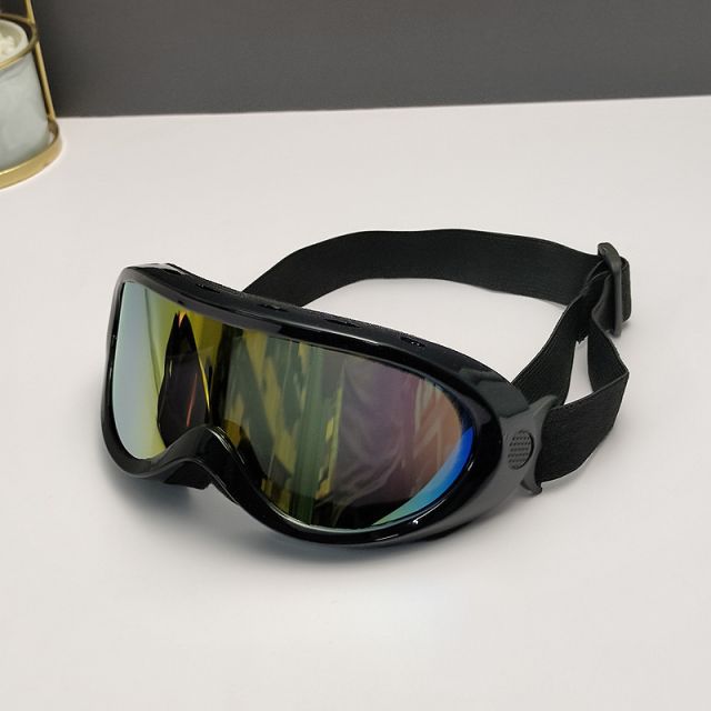 Oakley Ski Goggles Black Frame Colorful Lenses