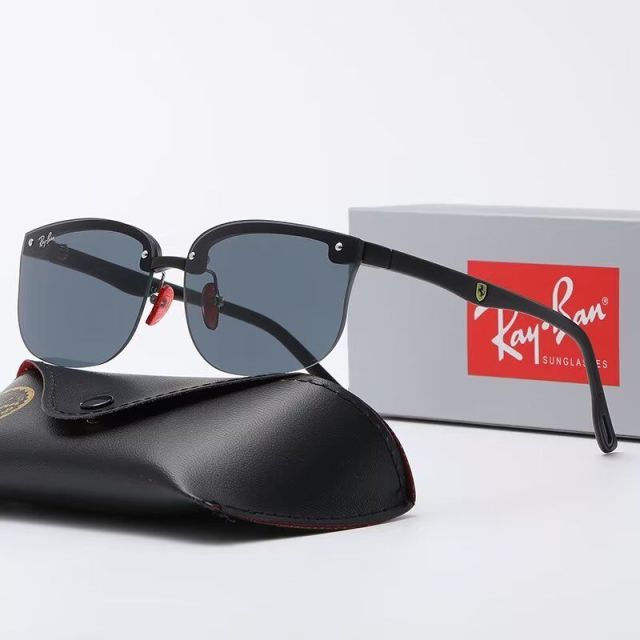 Ray Ban Scuderia Ferrari Collection RB4322m Sunglasses Black Frame Gradient Gray Lens
