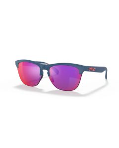 Oakley 2021 Tour De France Frogskins Lite Sunglasses Matte Poseidon Frame Prizm Road Lens