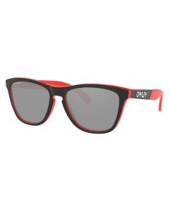Oakley Frogskins 50/50 Collection Sunglasses Bright Red Black Frame Prizm Black Lens